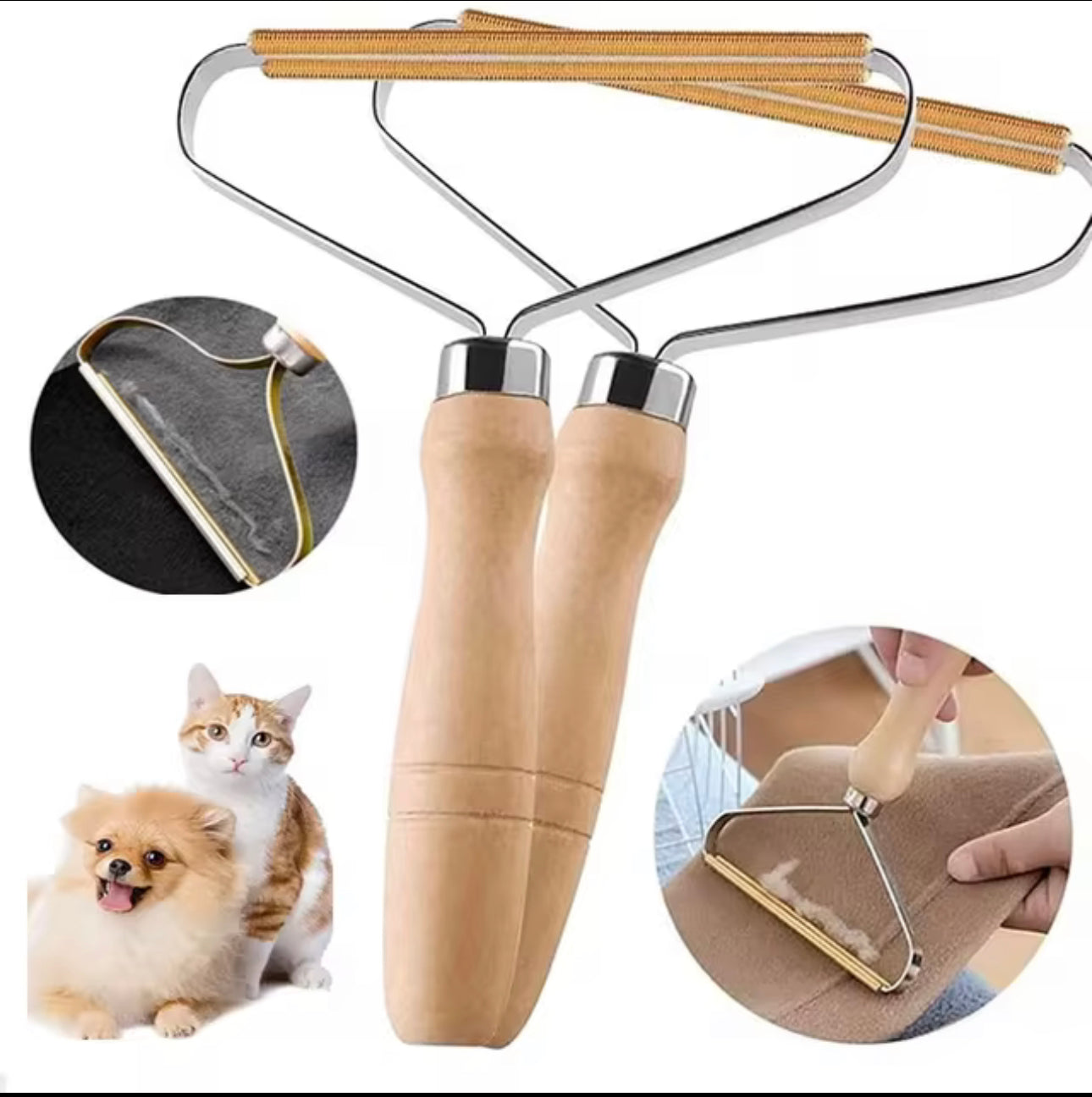 Portable Lint Remover Pet Hair Remover Brush Carpet Wool Coat Clothes Lint Pellet Manual Shaver Removal Scraper Cleaning Tool